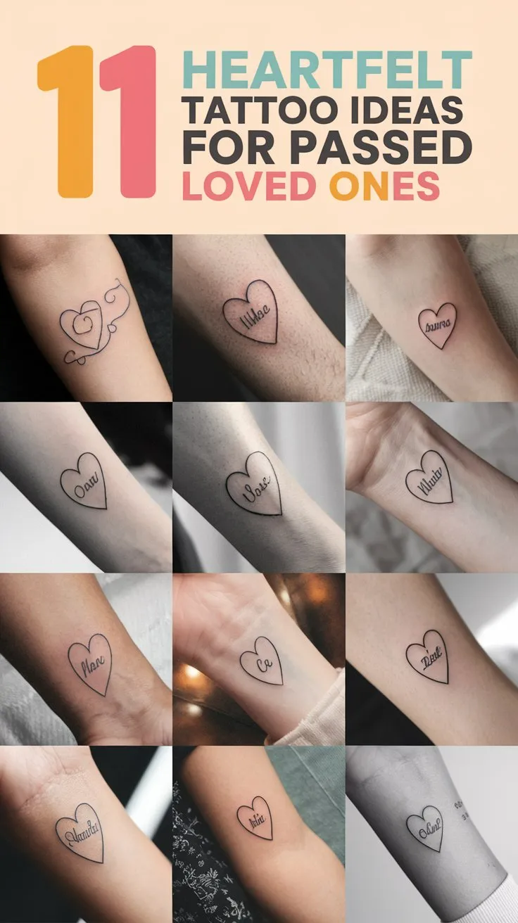 You are currently viewing 11 Heartfelt Tattoo Ideas for Passed Loved Ones to Keep Them Close