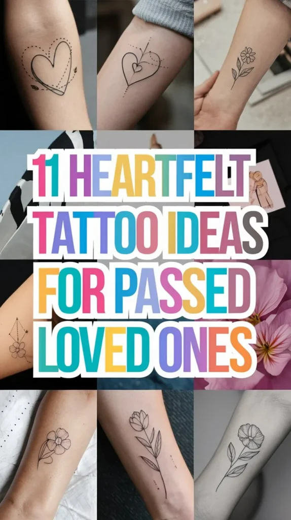 11 Heartfelt Tattoo Ideas for Passed Loved Ones to Keep Them Close