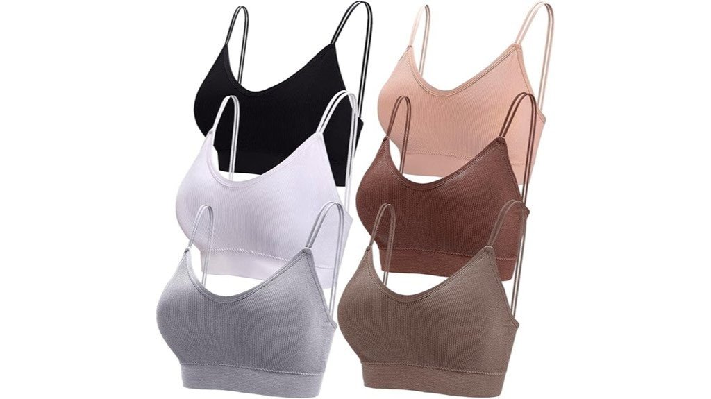 3 Best Bralettes for Small Chests – Comfort and Style 1 six v neck padded bralettes