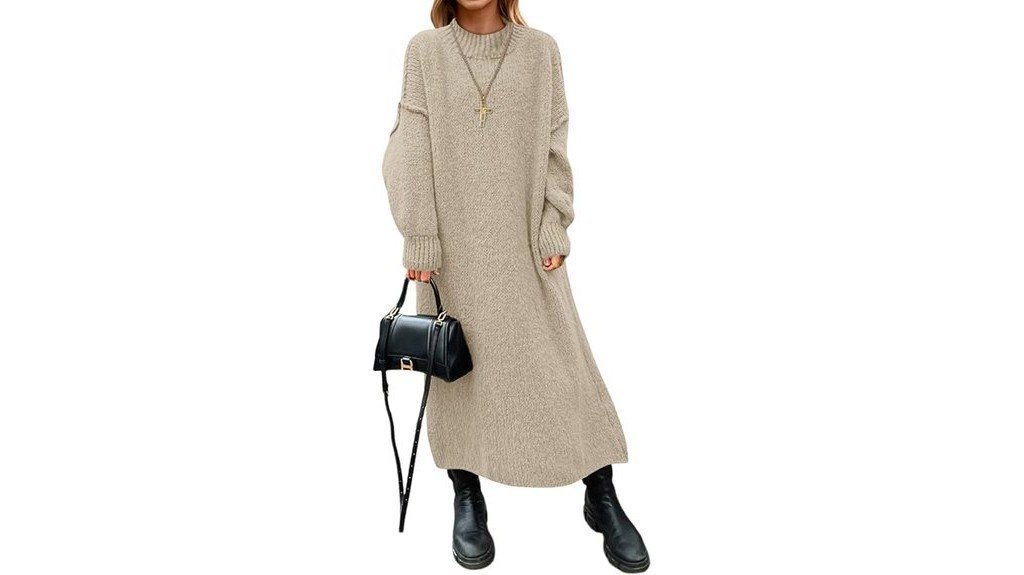 women s oversized sweater dress