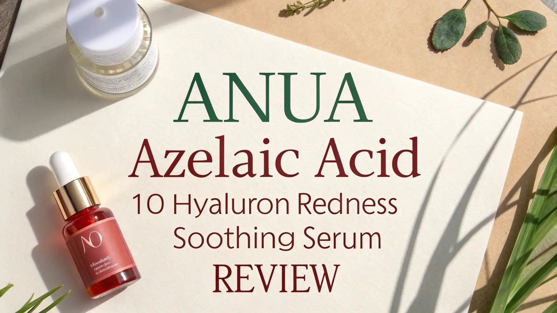 Read more about the article ANUA Azelaic Acid 10 Hyaluron Redness Soothing Serum Review 2026